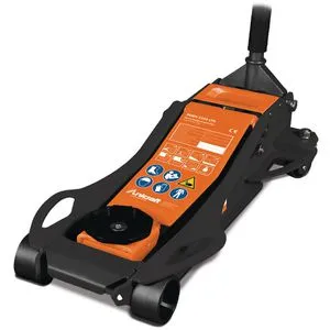 Unicraft Rangierwagenheber 6201126, hydraulisch, Tragkraft 2,5 t - Wagenheber mit 75-500 mm Hubhöhe, ideal für Transporter und SUVs. Mit Fußhebel für einfaches Heben und sicherem Absenken. Extra flach für niedrige Fahrzeuge.