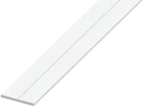 PVC Trägerprofil Bodenprofil 100 cm lang weiß