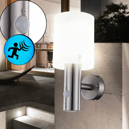 Modische 11W LED Außen Wandleuchte aus Edelstahl EXTOL