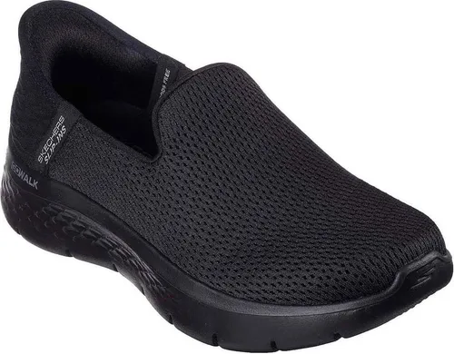 Skechers Damen Go Walk Flex Relish Sneakers, Schwarz, 38 EU - Damen-Sneaker mit atmungsaktivem Funktionsmesh und ULTRA GO Dämpfung für optimalen Komfort und ein leichtes Laufgefühl.
