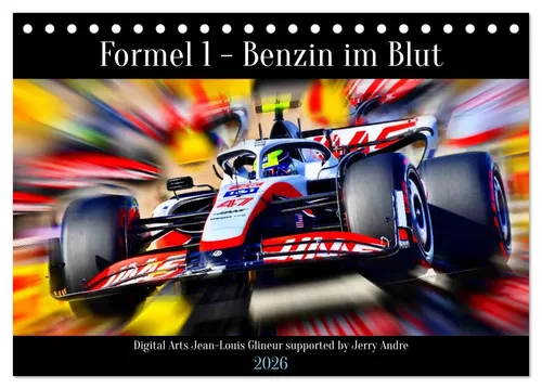 Jean-Louis Glineur | Formel 1 - Benzin im Blut (Tischkalender 2026 DIN A5...
