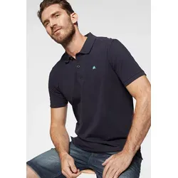 LERROS Poloshirt mit dezenter Stickerei - Nachtblau M (50) - Herren-Shirt aus 100% Baumwolle, ideal für lässige Anlässe. Mit eleganter Stickerei auf der Brust und seitlichen Schlitzen für perfekten Komfort.