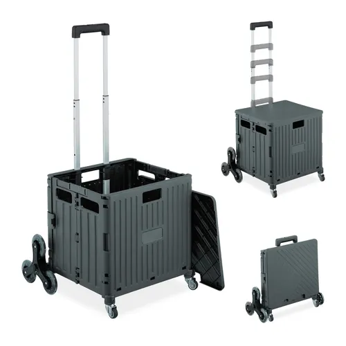 Einkaufstrolley klappbar mit Treppensteiger