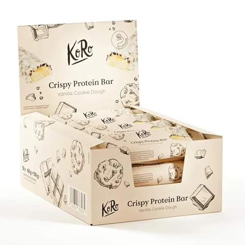 KoRo Crispy Protein Bar Vanilla Cookie Dough