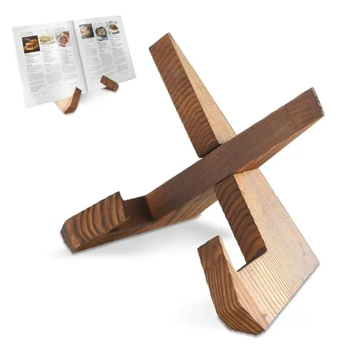 Kochbuchständer aus Holz