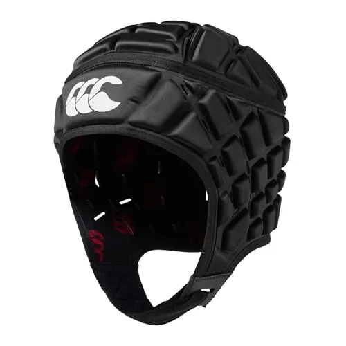 Canterbury Headguard Raze Kopfschutz, schwarz/rot, M von Canterbury