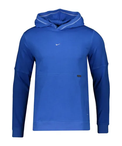 Nike Kapuzenpullover Strike 22 PO Hoody royalblau Herren Größe S - Nike Laufbekleidung mit schweißableitendem Material für optimalen Komfort und eine entspannte Passform, ideal zur Verbesserung deiner Skills.