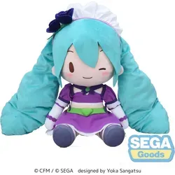 Hatsune Miku Fuwa Petit Plüschfigur 40 cm – Funkelndes Lila - Hochwertige Hatsune Miku Fuwa Petit Plüschfigur in funkelndem Lila, 40 cm groß. Offiziell lizenziert, ideal zum Kuscheln und Spielen. Perfekt für Fans der Charakter Vocal Serie!