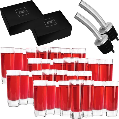 Stück Schnapsgläser 6cl Pinnchen Shot Schnapsglas Glas Gläser Stamper Likör 40