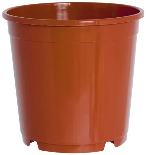 geli Thermo Plastic Pflanzkübel CONTAINERTOPF rund aus Kunststoff, Durchmesser:13 cm