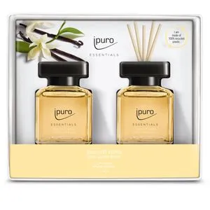 ipuro Raumduft Essentials, 2x 50 ml, mit Stäbchen, soft vanilla
