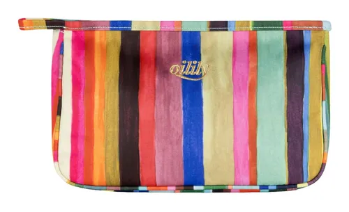 Oilily Calan Kosmetiktasche Creme de Menthe - Stilvolle, mehrfarbige Kosmetiktasche aus 100% Polyester. Ideal für die Aufbewahrung Ihrer Schönheitsprodukte und perfekt für unterwegs.