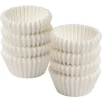 Zenker Papier-Pralinenförmchen Ø2,5cm, weiss, 200 Stk. - Backutensilien für kreative Desserts, aus FSC™-zertifiziertem Papier, umweltfreundlich und perfekt für Pralinen und kleine Leckereien.