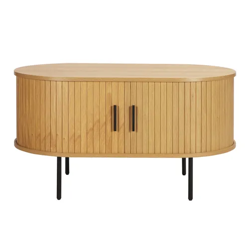 Möbilia Couchtisch/TV-Board | 2 Schiebetüren