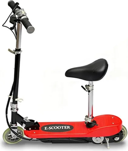 vidaXL E-Scooter mit Sitz 120 W Rot von vidaXL