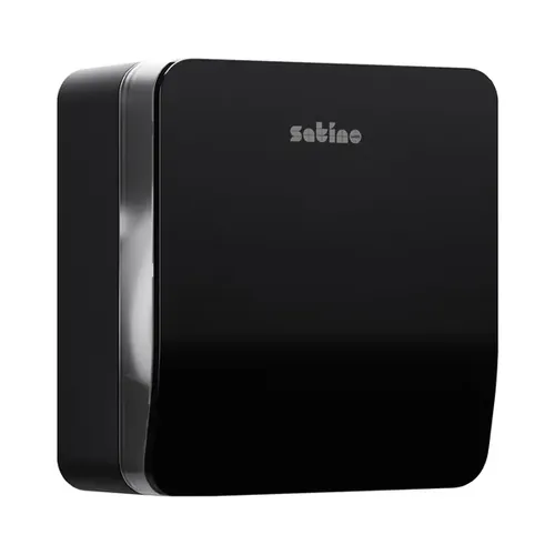 Satino by wepa Toilettenpapierspender HYGINITY S JT1 System 333405 schwarz - Toilettenpapierspender für Mini Jumbo Rollen, robustes und schlagfestes Design, einfache Montage und Füllstandskontrolle für optimale Hygiene.