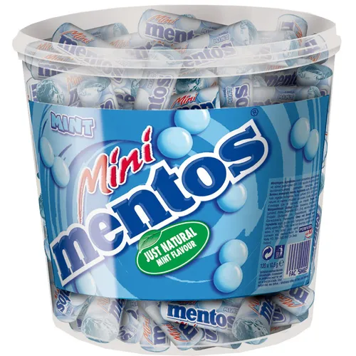 Mentos Mini Mint Rolle, Kaubonbon, 120 Stück 11,70€/1kg