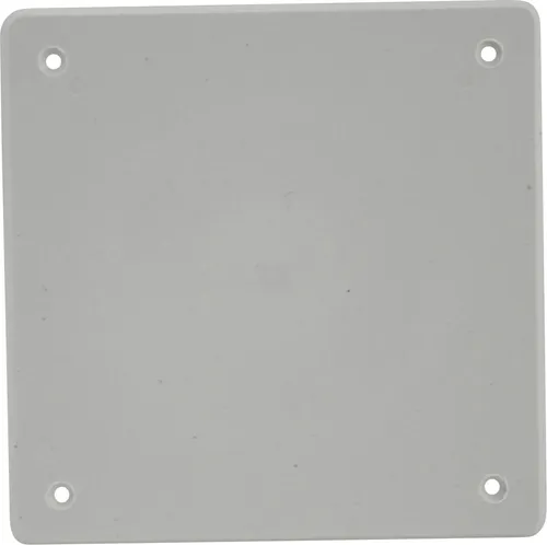 Deckel für Unterputz-Abzweigkasten 100 x 100 mm, weiß