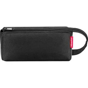 Reisenthel Kulturbeutel Fold Case - 1,5 Liter, Schwarz - Reisetasche aus recyceltem Polyester, wasserabweisend mit aufrechtem Stand und extra langem Reißverschluss, ideal für nachhaltige Reisen.