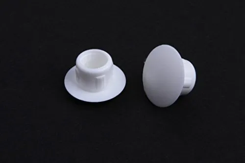 Stück Abdeckkappen für Schrauben, Kunststoff, weiss, Durchmesser 8mm 10