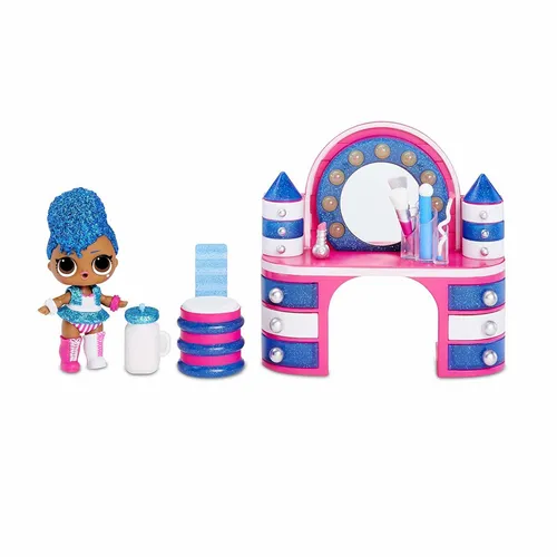 MGA Entertainment 561736XX1E7C - L.O.L. Surprise Furniture with Doll Asst in PDQ - Wave 1 / Serie 2 Backstage & Independet Queen