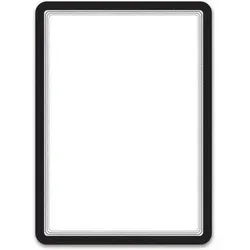 Info-Rahmen A4 selbstklebend/Magnetverschluss VE=2 Stück schwarz