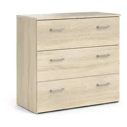 Livetastic Kommode Eiche, 3 Schubladen, Made in Denmark