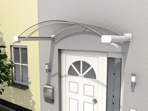 Gutta Bogenvordach BV/B 160 Aluminium weiß von Gutta