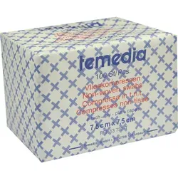 Vlieskompressen unsteril 7,5x7,5 cm 4fach 100 St