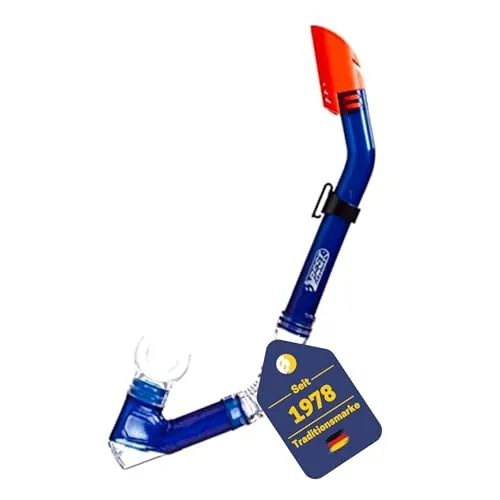 Produktbild BEST SPORTING Schnorchel Great Barrier I langlebige Schnorchel Erwachsene & Kinder I Schwimm-Schnorchel Kinder mit Ausblasventil I Trockenschnorchel Erwachsene I Schnorchel-Ausrüstung