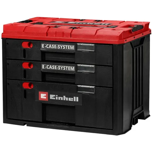 Einhell E-Case Schubladenkoffer – Modular & Praktisch - Der Einhell E-Case Schubladenkoffer bietet ein modulares System für flexibles Arbeiten. Mit robusten Schubladen für Werkzeuge und Zubehör ist er ideal für den professionellen Einsatz. Kompatibel mit anderen E-Case Koffern.