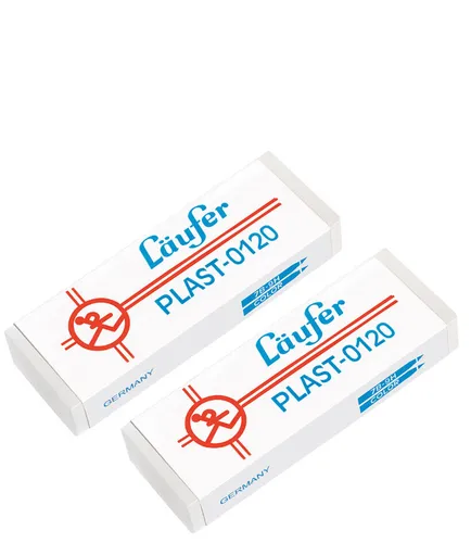 Läufer Kunststoff-Radierer PLAST-0120 2er Blisterkarte von Läufer