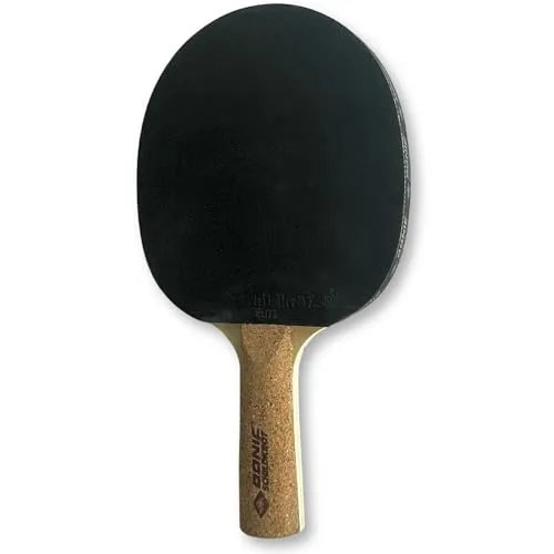 Donic-Schildkröt Tischtennisschläger Persson 500, Kork-Griff, 1,6mm Schwamm, Elite - ITTF Belag