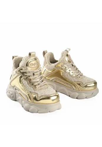 Buffalo Cld Chai Warm Vegan Nappa/Fur Trainingsschuh beige 38 EU - Stylischer Sneaker in Größe 38, aus veganem Nappa und Futter, ideal für nachhaltige Modebewusste.