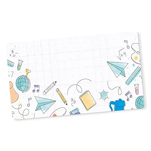 itenga 25x Namensetiketten Namensschilder beschriftbar klein I Schulheft Bücher Etiketten I Namensschild beschreibbar selbstklebend Aufkleber aus Haftpapier bunt 5x2,5cm