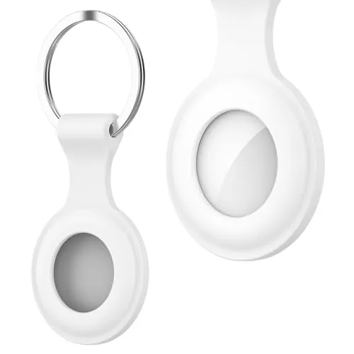 ReFind AirTag Halter und Schlüsselring. Kratzfester Apple AirTag Anhänger für Schlüssel, Haustiere und Gepäck (Ohne Tracker)