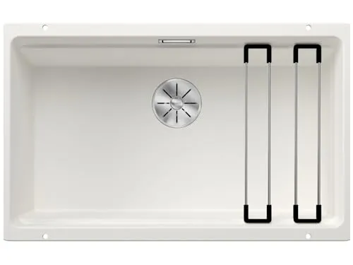 BLANCO ETAGON 700-U | Granitspüle aus SILGRANIT weiß in weiß von BLANCO