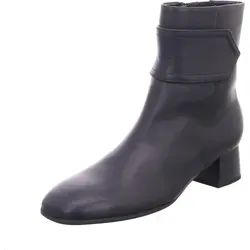 Gabor Stiefeletten Stiefelette schwarz 40,5 EU - Wanderschuhe in Größe 40,5, aus hochwertigem Glattleder, mit bequemem Blockabsatz und runder Schuhspitze für optimalen Tragekomfort.