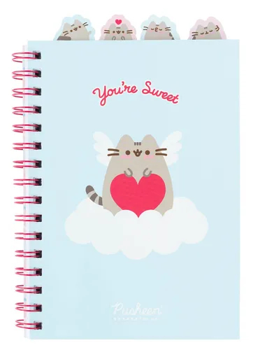 Pusheen Purrfect Love Notizbuch Notebook Einband liniert Tagebuch 14,8x21 cm
