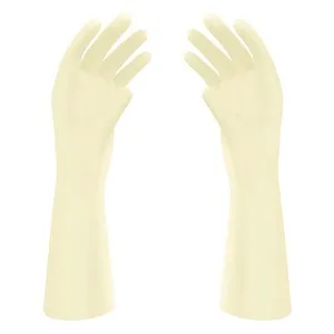 Meditrade unisex OP-Handschuhe Reference beige Größe 7, 50 Paar - Einmalhandschuhe für den medizinischen Einsatz, latexfrei und besonders hautfreundlich für optimalen Tragekomfort.