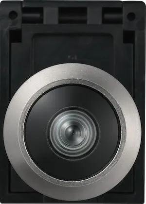 Produktbild ABUS Türspion vernickelt mit Abdeckkappe