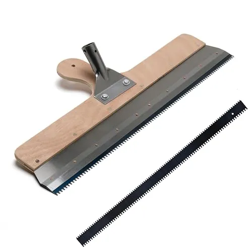 WOWE Großflächenrakel 560mm – Professionelles Stehrakel für Böden - Hochwertiges Großflächenrakel für die professionelle Bodenverlegung. Ideal für Handwerker und DIY-Enthusiasten. Robuste Materialien sorgen für Langlebigkeit und Komfort. Effiziente Materialnutzung und glatte Oberflächen garantiert!