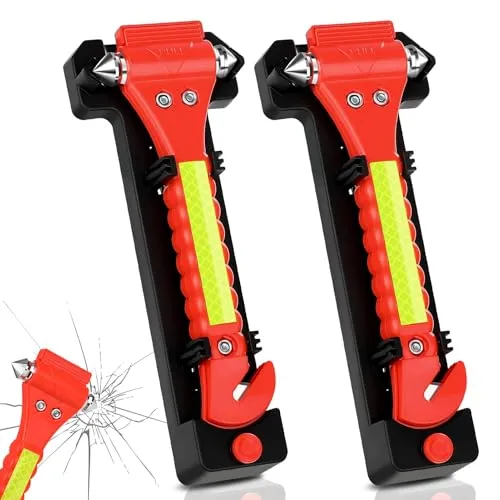 NEUTYPECHIC Fensterbrecherhammer 2 in 1 mit Gurtschneider