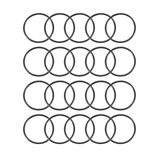 sourcing map Packung mit 20 Nitril O-Ringdichtungen metrische Gummiringe 28mm AD 25mm ID 1,5mm Breite