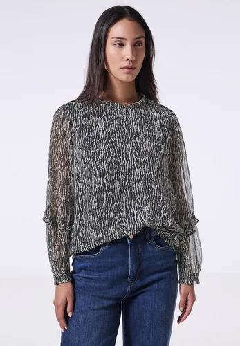 Street One Studio Chiffon-Tunika mit Rüschen in grau von Street One Studio