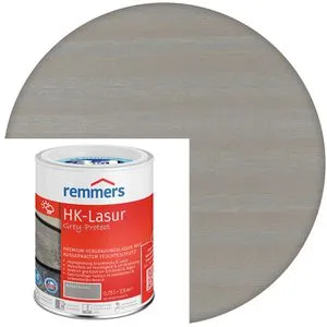 Remmers Holzschutzlasur HK-LASUR GREY-PROTECT - 0.75 LTR grau - Farben & Lacke, bietet langfristigen Schutz für Holzoberflächen und ist ideal für außen, schützt vor Witterungseinflüssen.