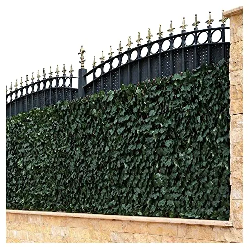 Rankhecke Weide 1 m x 2 m - Attraktiver Sichtschutz - Zubehör für Zaunbau & Sichtschutz, bietet langlebigen und naturgetreuen Sichtschutz aus robusten Weidenzweigen und Kunstblättern, ideal für Balkon, Terrasse oder Garten.
