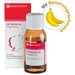 Cetirizin AL 1 mg/ml Sirup 75 ml - Allergiehilfe - Arzneimittel zur Linderung von Allergiesymptomen, ideal für Erwachsene und Kinder, einfach dosierbar und schnell wirksam.