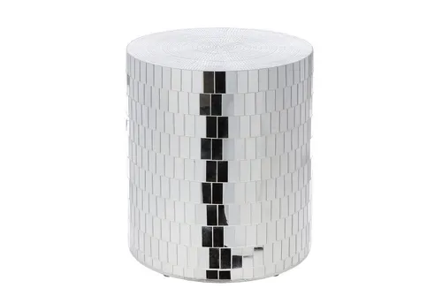 GILDE Beistelltisch DISCO in silber von GILDE