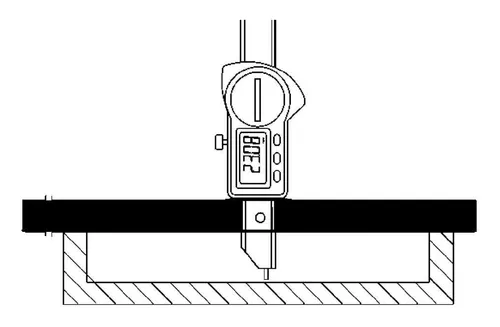 Messbrücke 300mm für Tiefenmessschieber DIGI-MET®